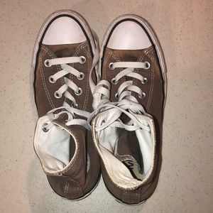 Gray High Top Converse